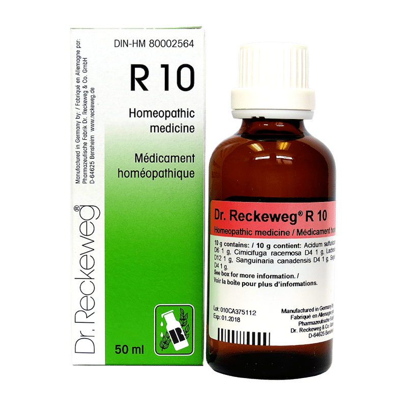Remède Homéopathique Dr. Reckeweg BC 10 Pour Amygdales - 2 Packs De 20g, Expiration 01/2026