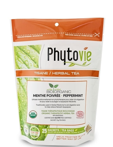Menthe poivrée BIO | Digestion | 25 Sachets-Phytovie