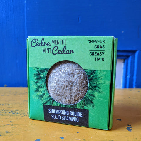 Shampoing en barre Cèdre Menthe