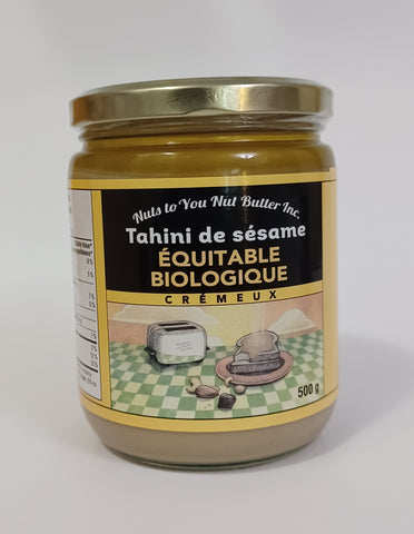 Tahini de sésame équitable biologique NUTS TO YOU NUT BUTTER