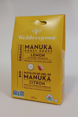 PASTILLES AU MIEL DE MANUKA BIOLOGIQUE – CITRON-Wedderspoon