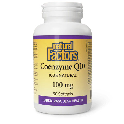 Coenzyme Q10 100 % naturelle 100 mg