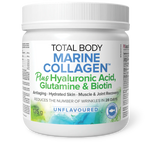 Total Body Marine Collagen ™ avec acide hyaluronique, glutamine et poudre de biotine