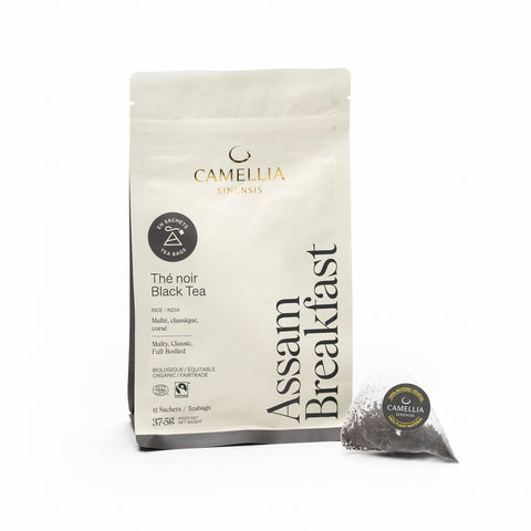 Assam Breakfast biologique (sac de 15 sachets)
