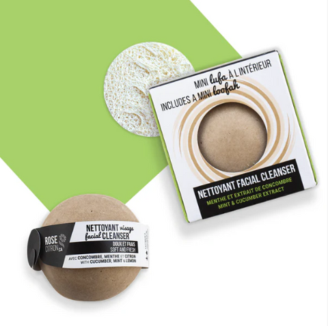 Nettoyant pour le visage en barre Concombre et menthe