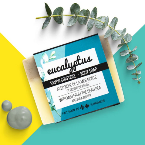 Savon hydratant pour le corps - Eucalyptus et boue de la mer morte