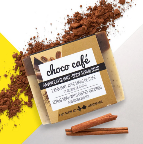 Savon exfoliant pour le corps - Choco-café