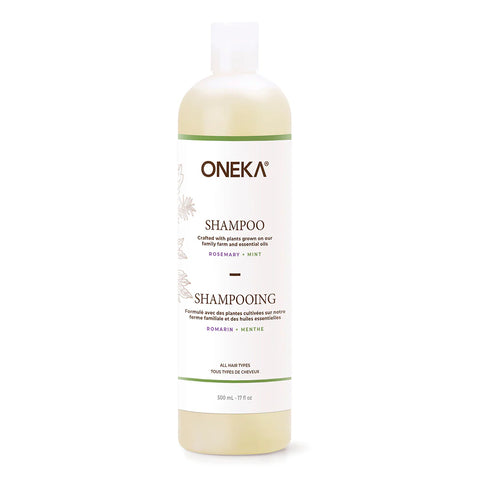 Shampoing au romarin et à la menthe