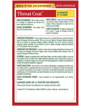 Tisane biologique Throat Coat® à l’échinacée et au citron- Traditional medicinals
