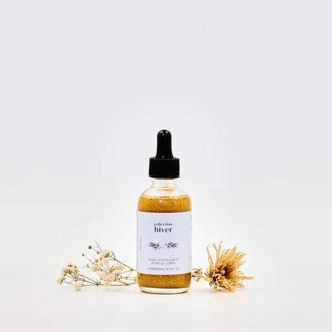 Huile sèche scintillante | Collection Hiver