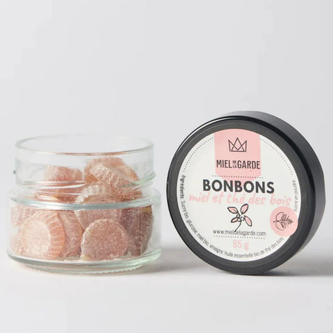 Bonbons miel et thé des bois