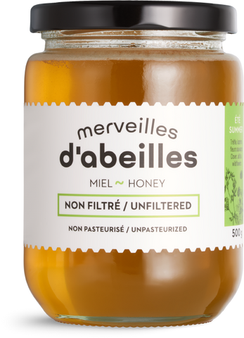 MIEL D’ÉTÉ LIQUIDE NON FILTRÉ-Merveilles d'Abeilles