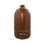 Rustique, nébulisateur ultrasonique, bois d'acacia foncé