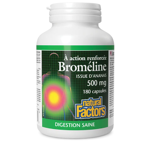 Broméline à action renforcée 500 mg, issue d’ananas 90 caps