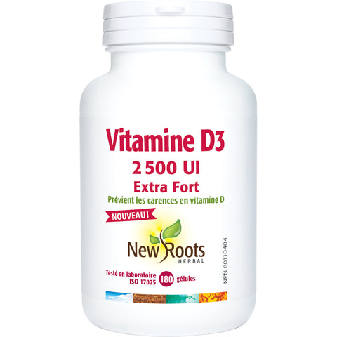 Vitamine D3 - 2 500 UI Extra fort
