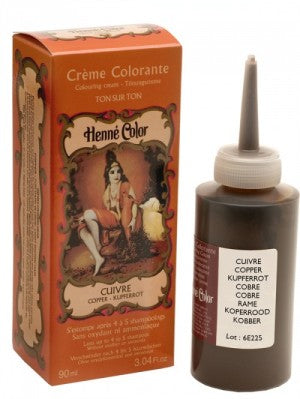Crème colorante Henné color - Cuivre