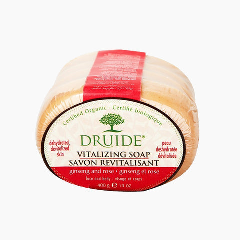 Savon en barre - Revitalisant ginseng et rose (4 x 100g)
