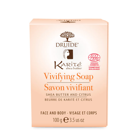 Savon en barre - Vivifiant karité & citrus (1 x 100g)