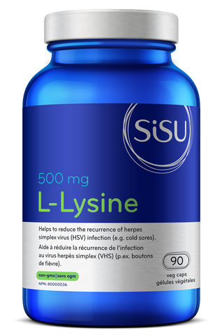 L-lysine 500 mg 90 gélules végétales