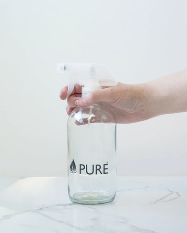 Bouteille de verre avec vapo 500 ml Pure - vide