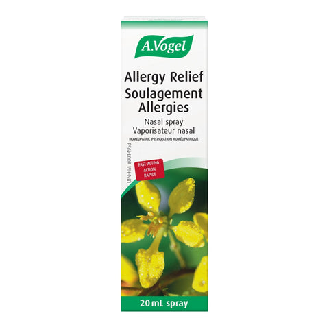 Soulagement Allergies vaporisateur nasal pour les symptômes du rhume des foins 20 ml - A.Vogel