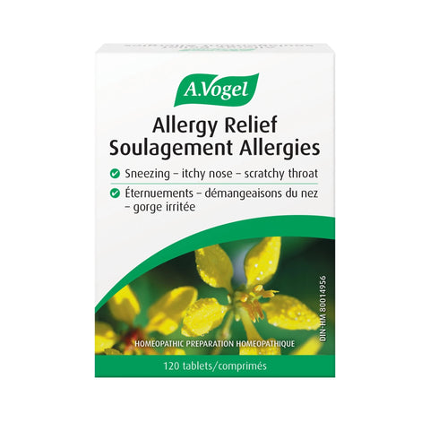 Soulagement Allergies - Symptômes associés au rhume des foins 120Comp - A.Vogel