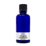 Bouteille verre bleu et bouchon noir 18 te/codigoutte