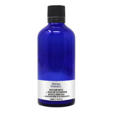 Bouteille verre bleu et bouchon noir 18 te/codigoutte