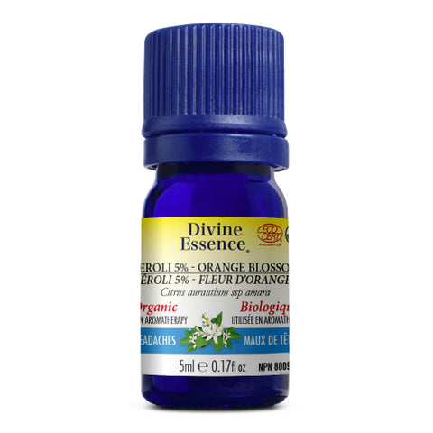 Huile essentielle Néroli 5% (Fleur d'Oranger) biologique