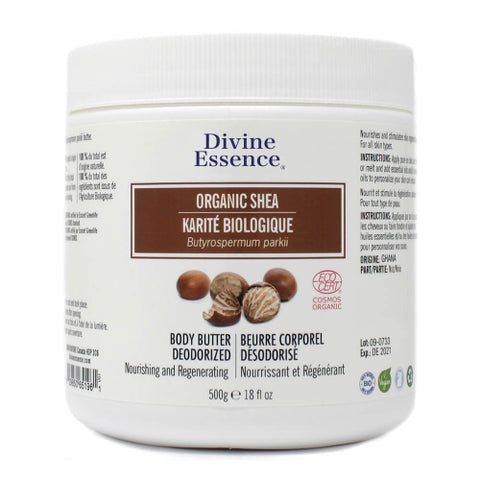 Beurre de Karité désodorisé biologique