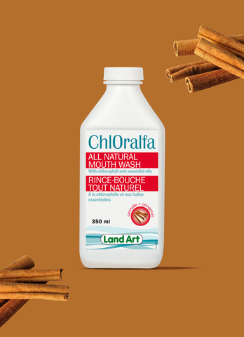 Chloralfa | Rince-bouche tout naturel | Cannelle - Land Art