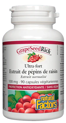 Extrait de pépin de raisin ultra-fort 100 mg