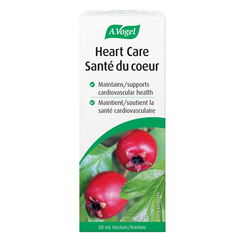 Santé du coeur - Teinture fraîche de baies d'aubépine pour le coeur 50 mL - A.Vogel