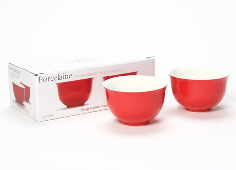 Duo de tasses Camellia Sinensis | Rouge Écarlate