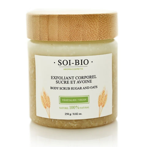 Exfoliant corporel sucre et avoine